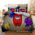 Cartoon Santa Claus Duvet Cover Set für Zuhause